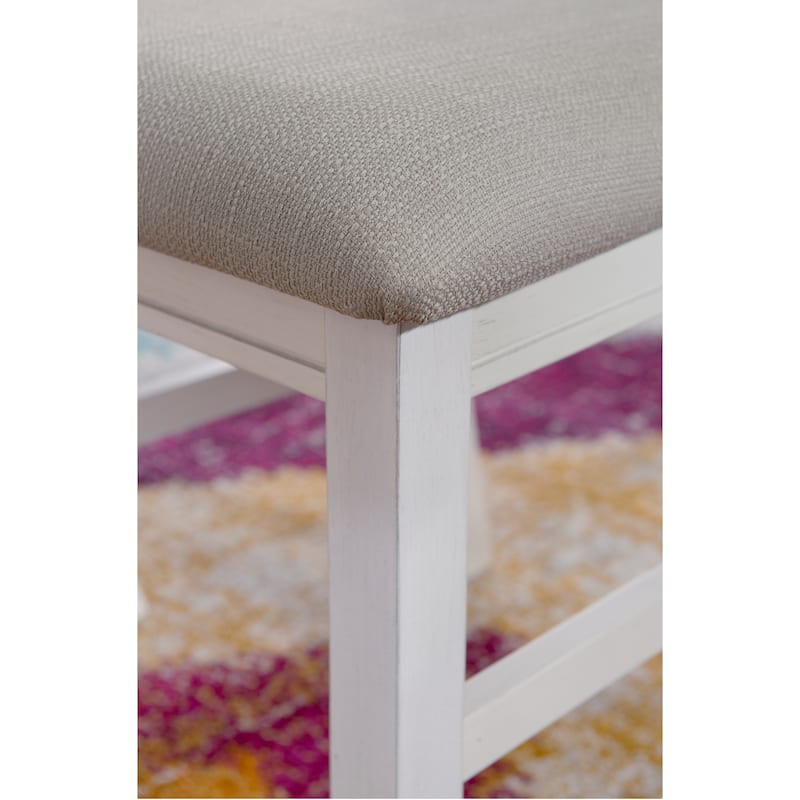 Linon Chester 5-Piece Rustic Farmhouse Dining Set