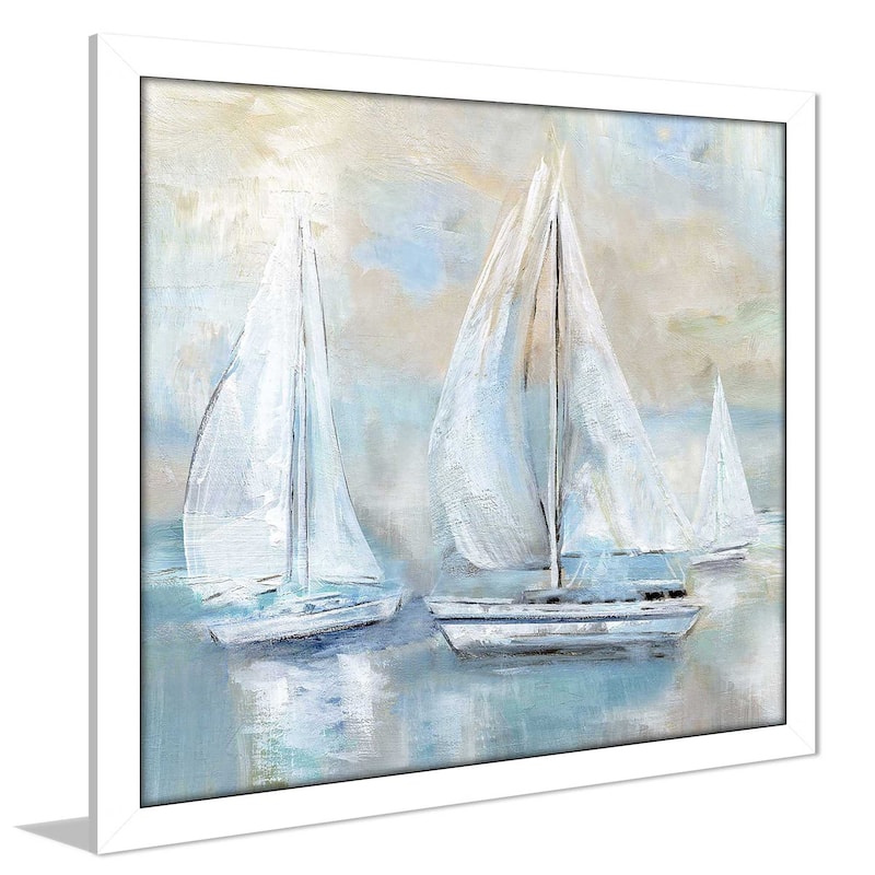 "Sail Afar (Square)" by Nan Print on Acrylic