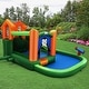 preview thumbnail 2 of 7, Gymax Inflatable Slide Bouncer and Water Park Bounce House Climbing