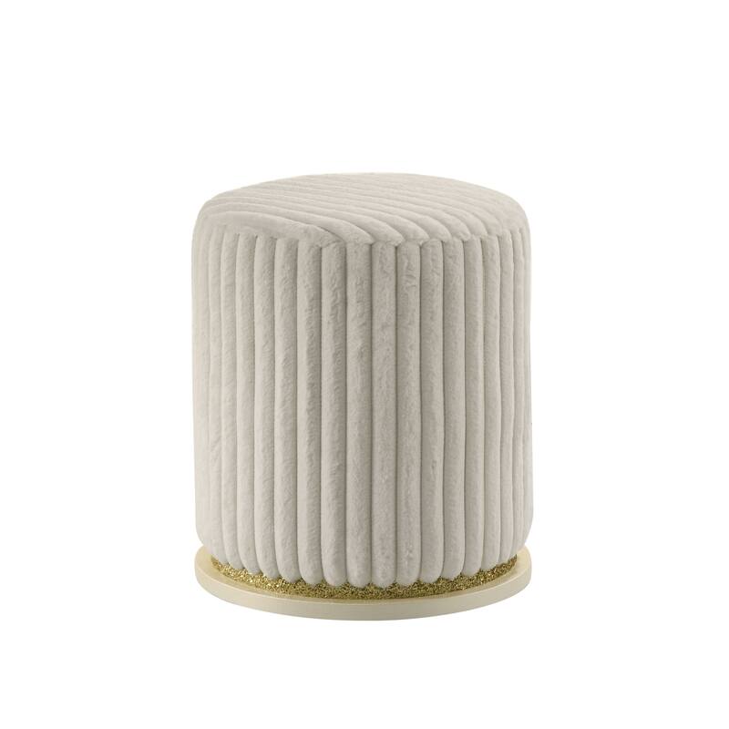 Furniture of America Saven Modern 2-Piece 6-Drawer Vanity Set with LED Light and Full-Length Mirror