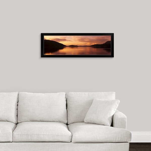 "Canada, British Columbia, Desolation Sound" Black Framed Print
