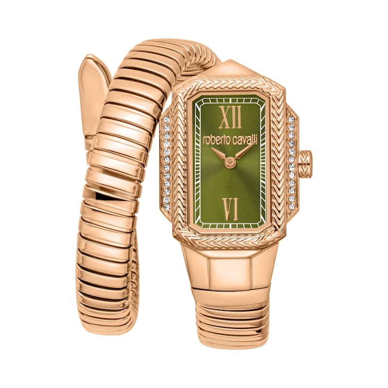 Roberto Cavalli Women's RC5L115M0055 Quartz Watch - Rose-Tone
