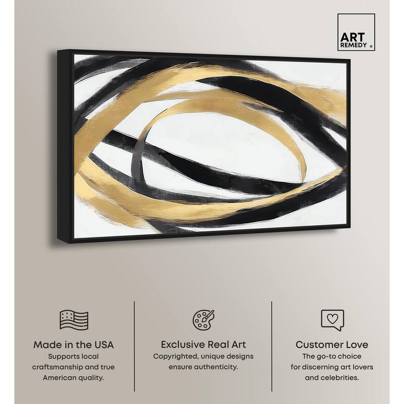 Loops of Luxury II Canvas by Art Remedy