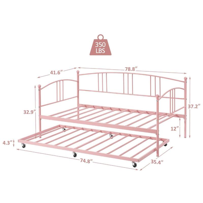 Twin Size DayBed Frame , Sofa Bed with Trundle