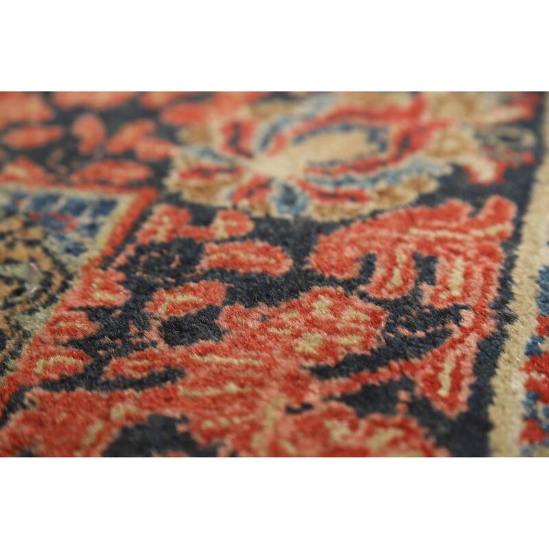 Sarouk Persian Rug Handmade Wool Carpet - 4'2" x 6'6"