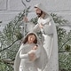 preview thumbnail 3 of 2, 9"Resin Holy Family With Staff