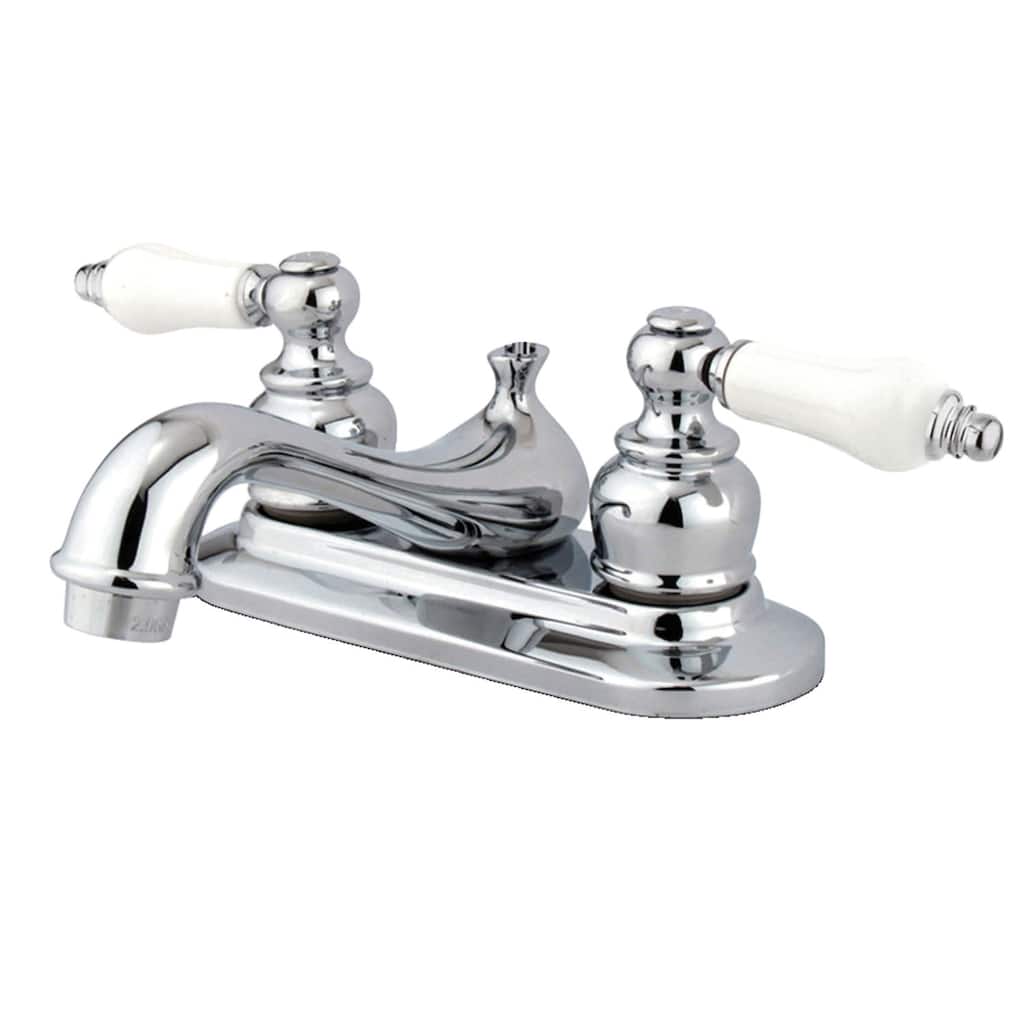 Kingston Brass Restoration Centerset Bathroom Faucet with Pop-Up Drain