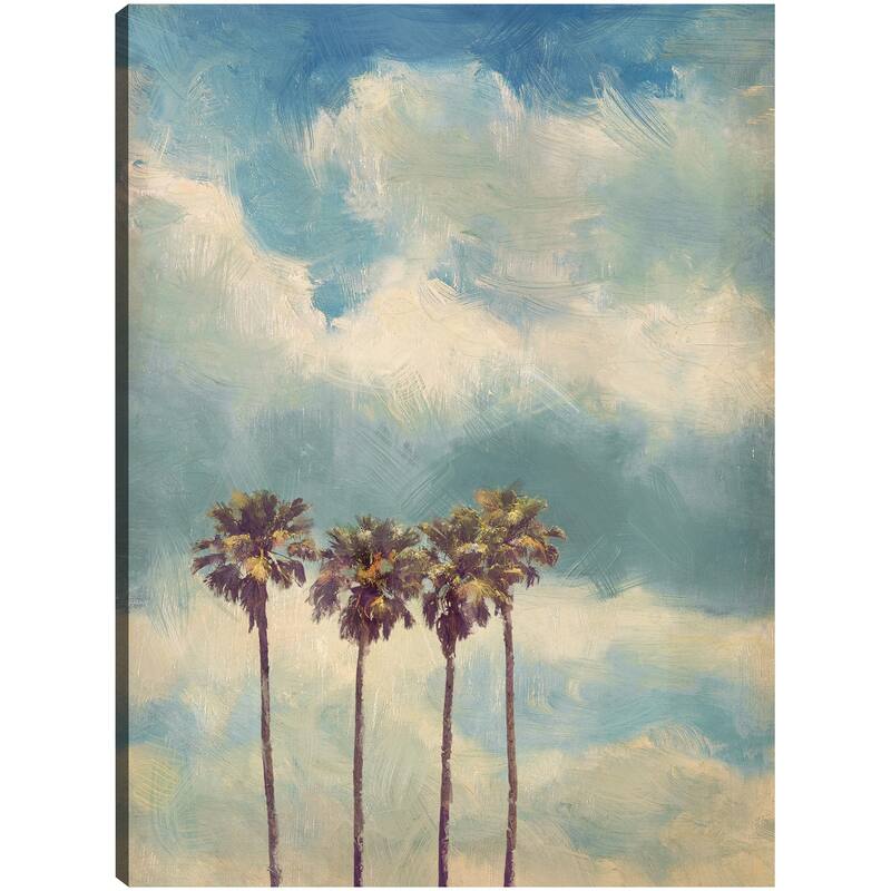 Vintage Palms By Studio Arts Canvas Art Print
