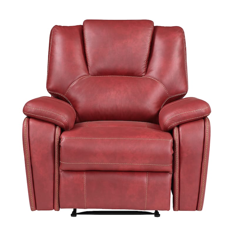 Steve Silver Kameryn Faux Leather Manual Recliner