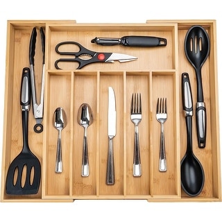 Bamboo Expandable Silverware Drawer Organizer" - Bed Bath & Beyond ...