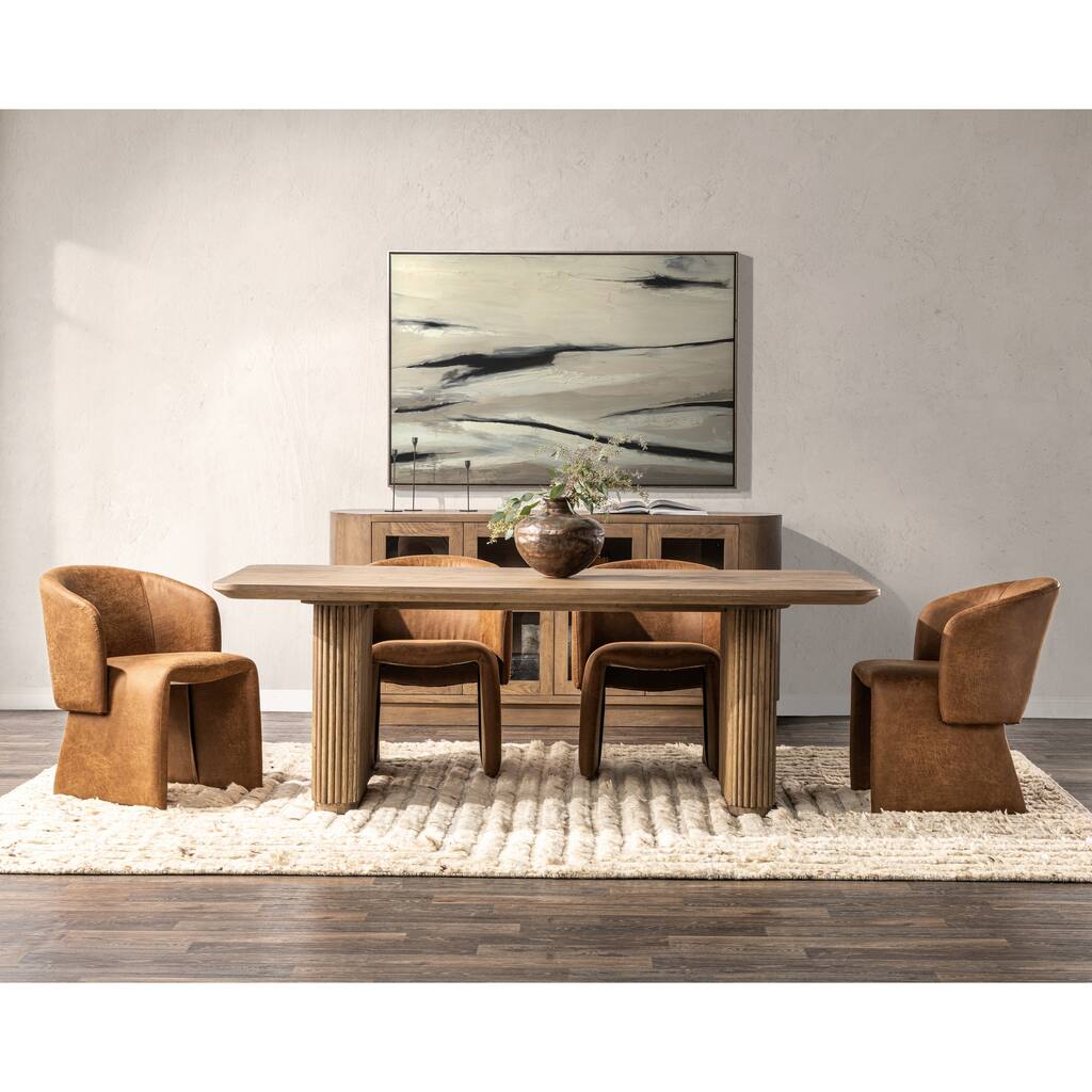 Classic Home Vander 84" Wood Dining Table