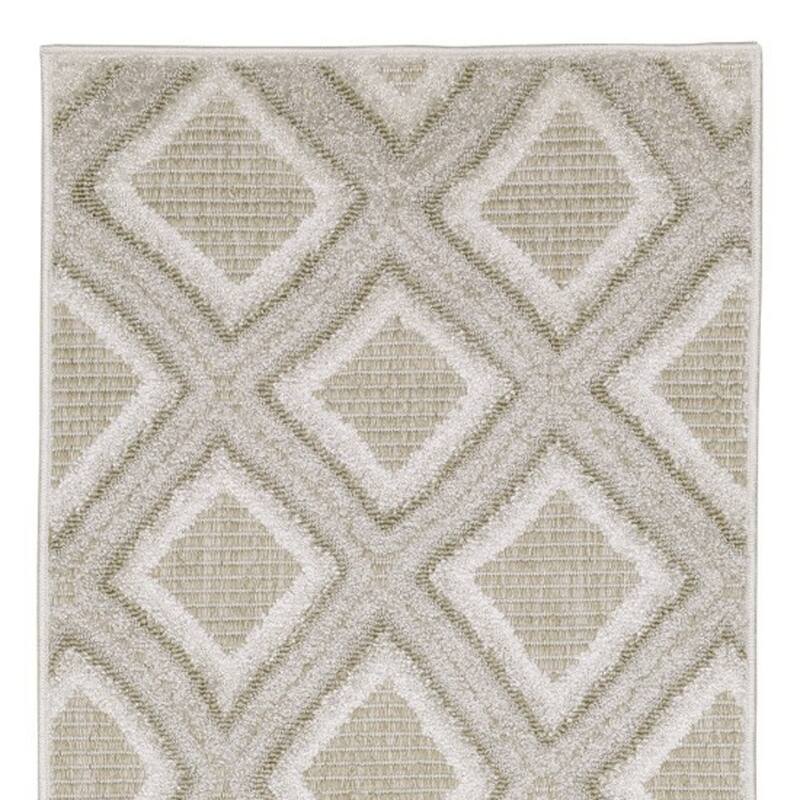 HomeRootsDiamond Transitional Rectangle Area Rug