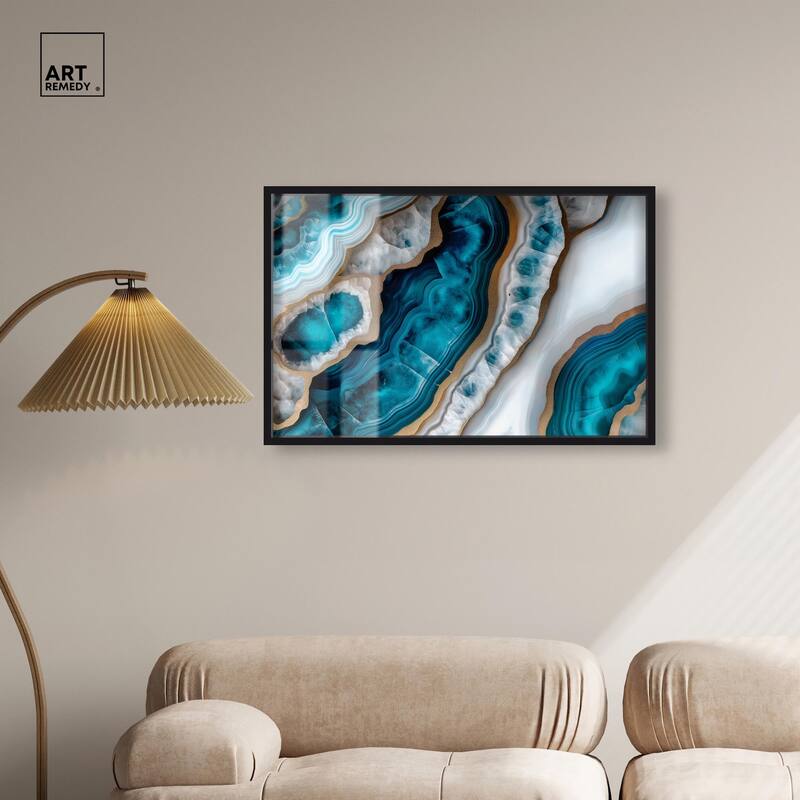 Opaline Undulation Shadowbox by Art Remedy