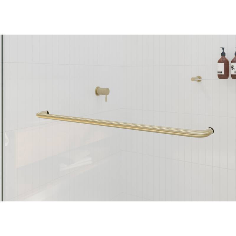 Polaris 60 in. x 78 in. Fully Frameless Glass Sliding Bypass Shower Doors with Square Hardware