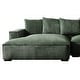 preview thumbnail 55 of 59, Transitional Luxe Upholstered Living Room Sectional 106.7 inch