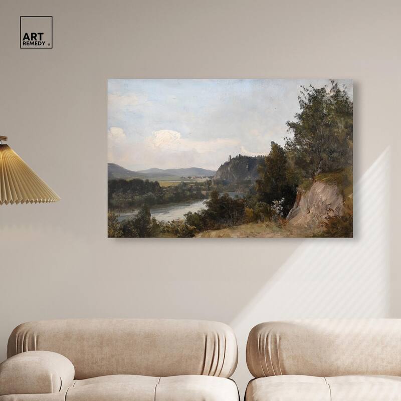Hilltop Tower View I Canvas by Art Remedy, Gallery Wrapped