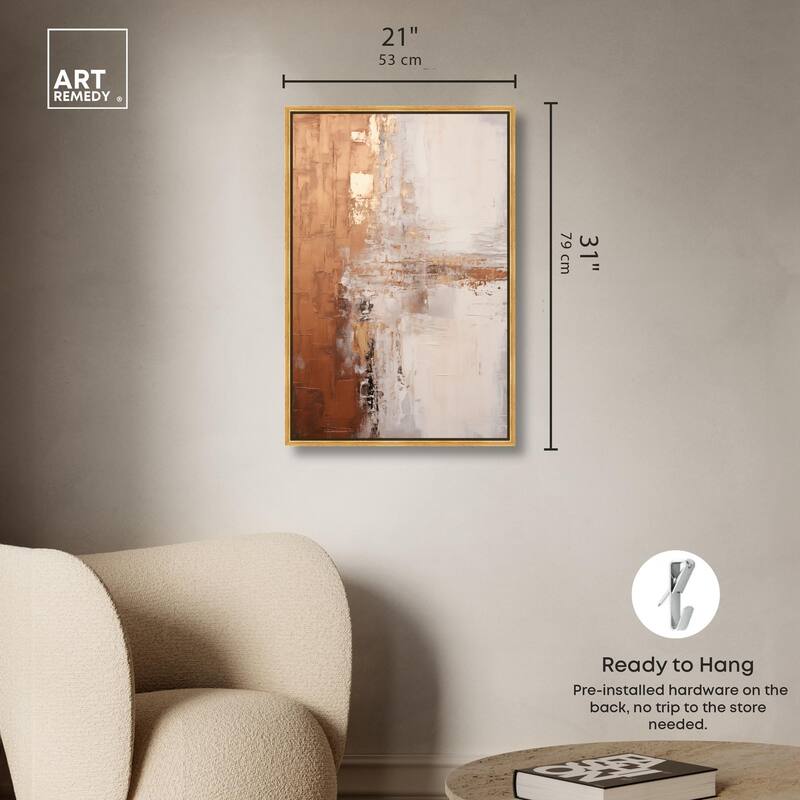 Burnished Memory Canvas by Art Remedy