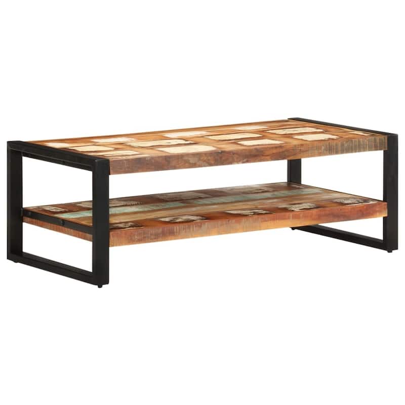 vidaXL Coffee Table End Table Sofa Table Living Room Furniture Solid Wood - 47.2" x 23.6" x 15.7" (L x W x H)