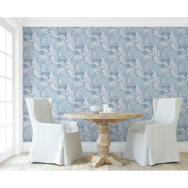 NextWall Floral Folly Peel and Stick Wallpaper