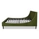 preview thumbnail 139 of 202, Aspen Mid-Century Modern Performance Fabric Low Profile Upholstered Platform Bed