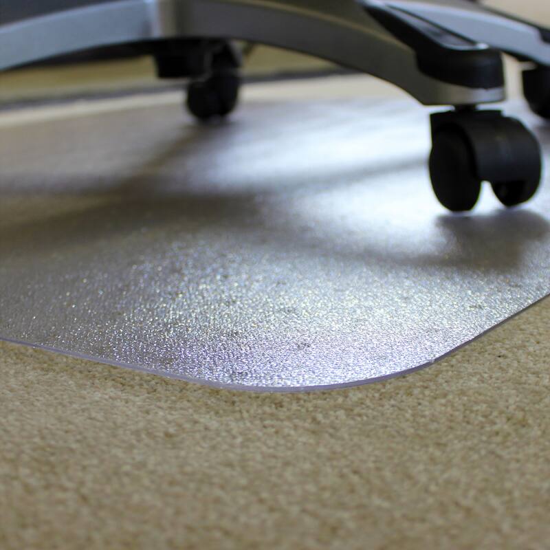 Floortex® Ecotex® BioPlus Eco Friendly Carbon Neutral Polycarbonate Chair Mat for Carpet - 45" x 53"