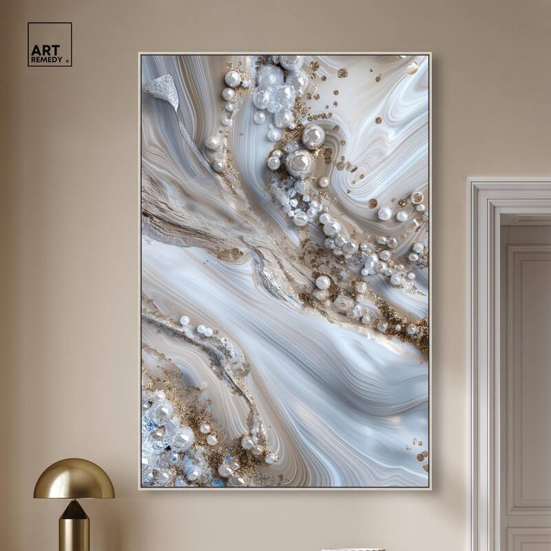 Effervescent Earth Canvas by Art Remedy