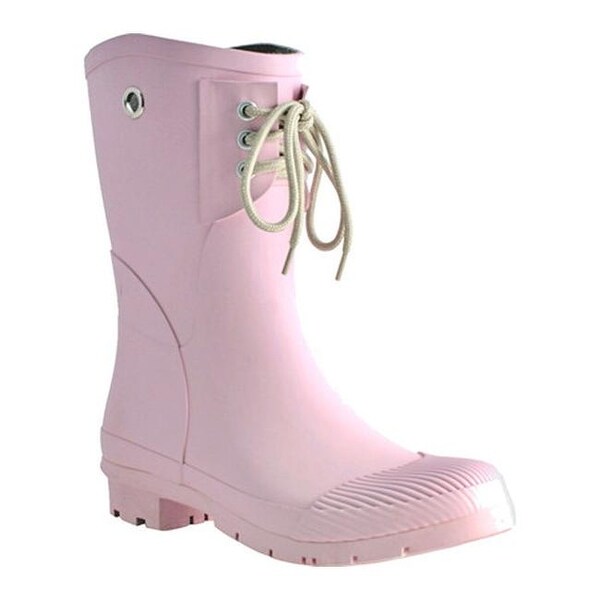 light pink rain boots womens