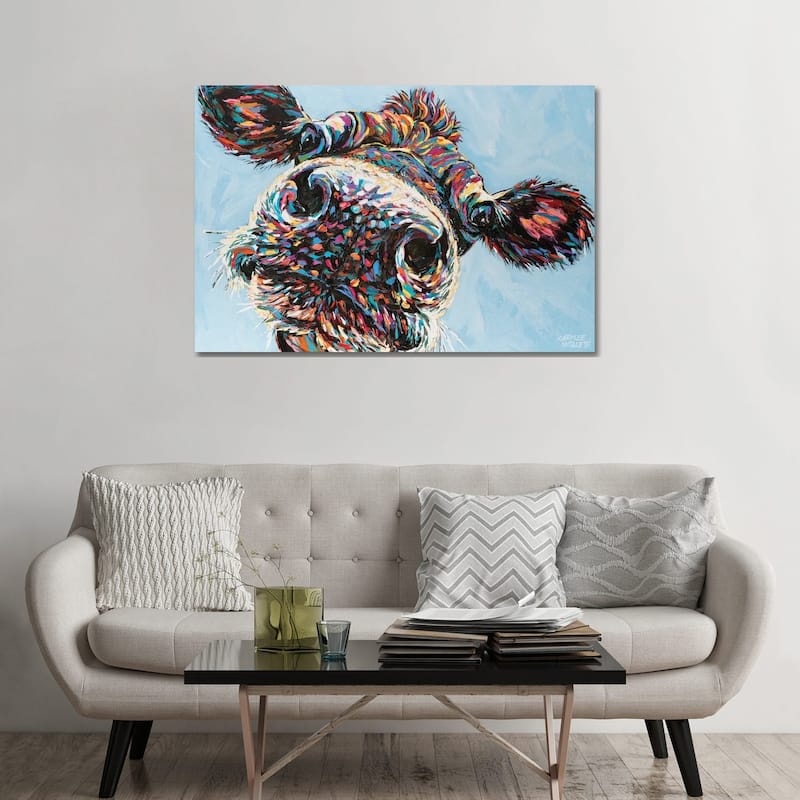 iCanvas "Funny Cow II" by Carolee Vitaletti Canvas Print - 32x48x1.5