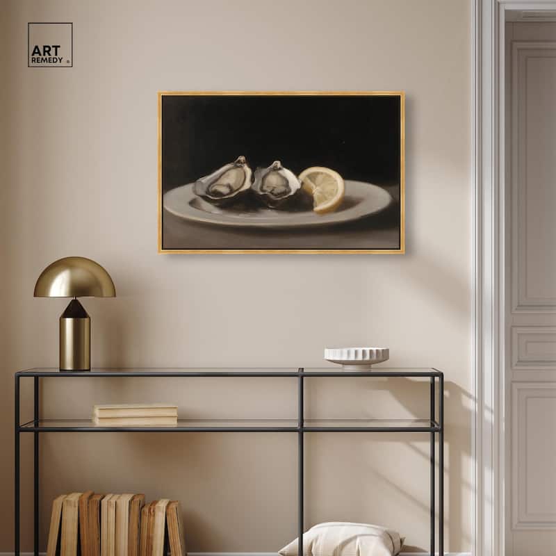 Manet's Oysters Canvas by Art Remedy