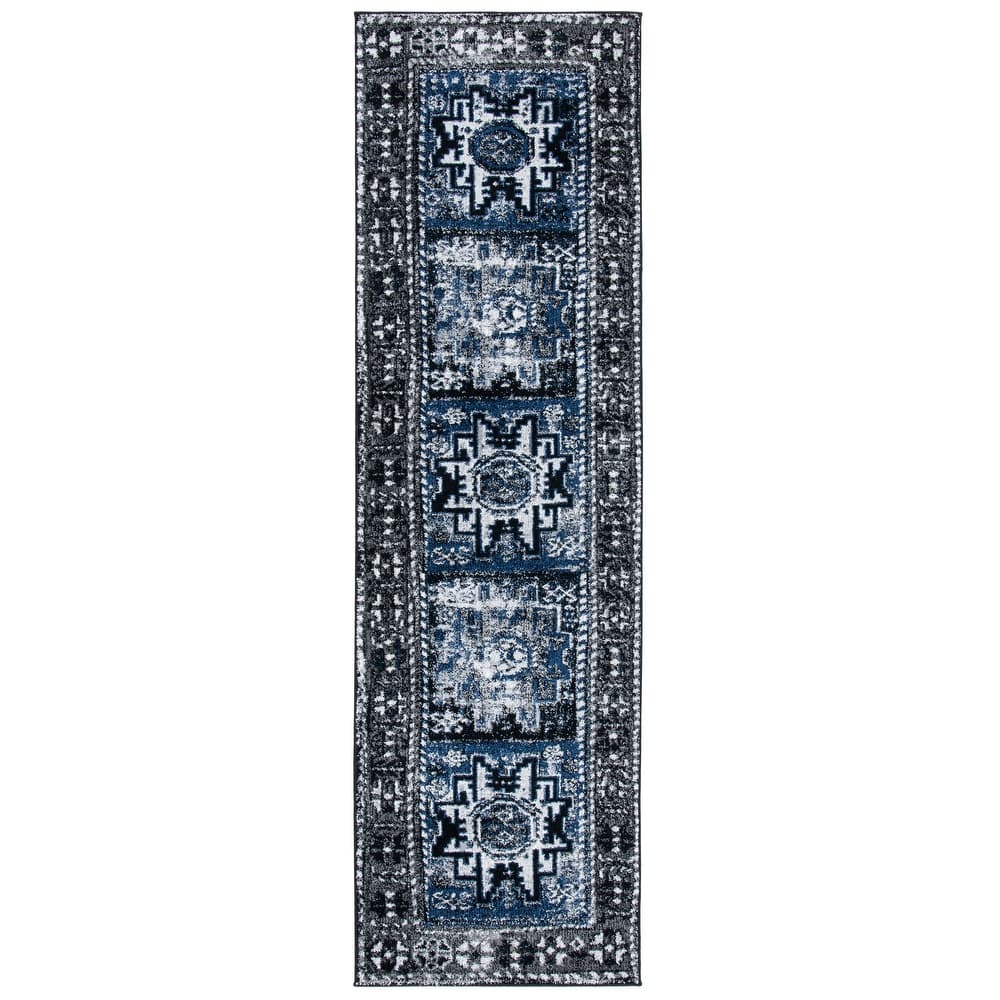 SAFAVIEH, Vintage Hamadan Lilla Oriental Distressed Rug