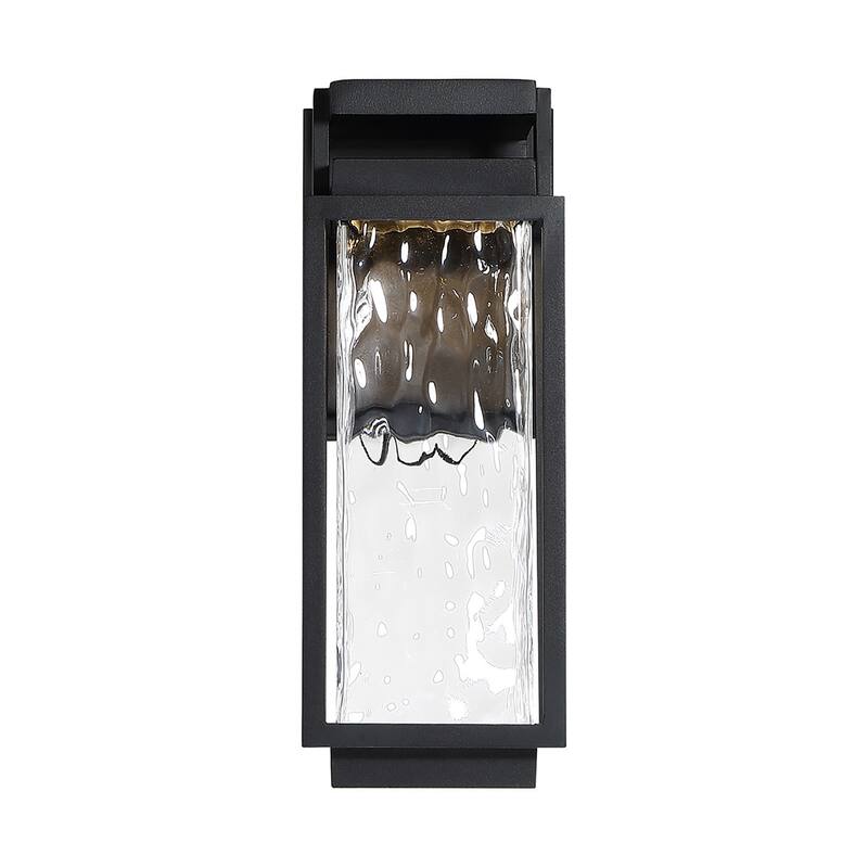 Two if By Sea 12in Indoor or Outdoor Wall Light 3000K in Black
