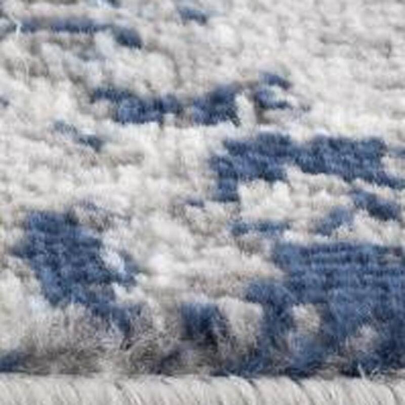 HomeRoots Cobblestone Contemporary Square Area Rug
