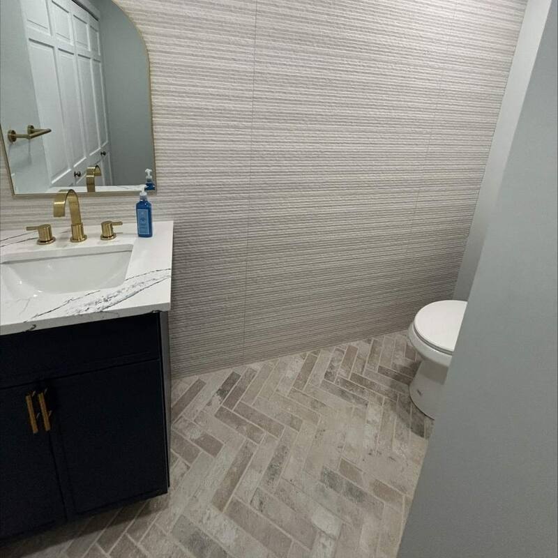 The Tile Life Brick City 2x10 Fog Porcelain Floor & Wall Tile