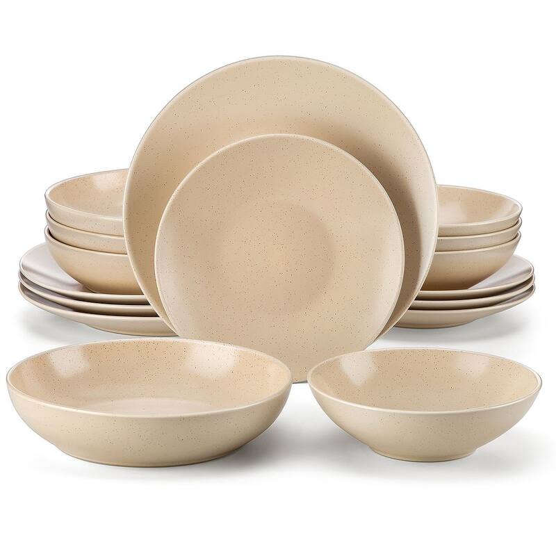vancasso SABINE Stoneware Speckled Glaze Dinnerware Set