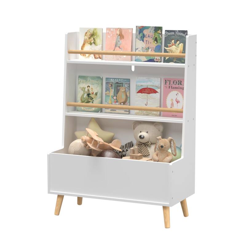 Kids Bookshelf, Book and Magazine Rack, Book Organizer, toy Storage Cabinet Organizer