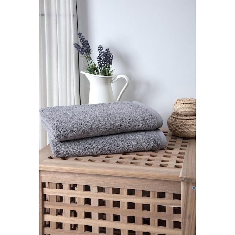 Ozan Premium Home 100% Genuine Turkish Cotton Horizon Bath Towel (Set of 2)