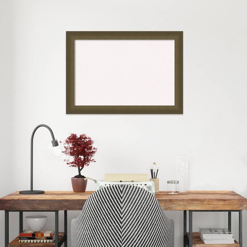 Blaine Narrow Framed White Corkboard Bulletin Board
