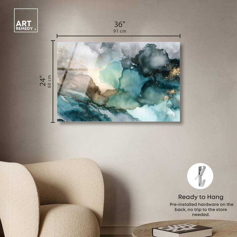 Veiled Inlet Acrylic by Art Remedy, Ready to Hang