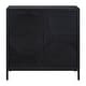 preview thumbnail 1 of 3, Uttermost Beswick Black 2 Door Cabinet