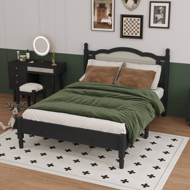 Wooden Platform Bed