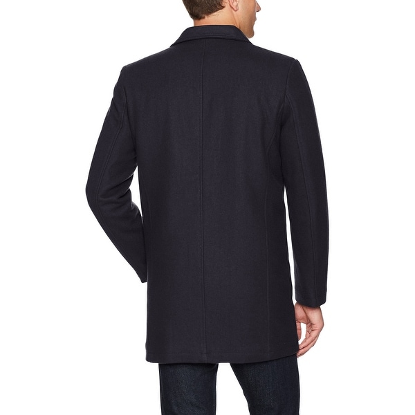 tommy hilfiger men's wool tailored top coat