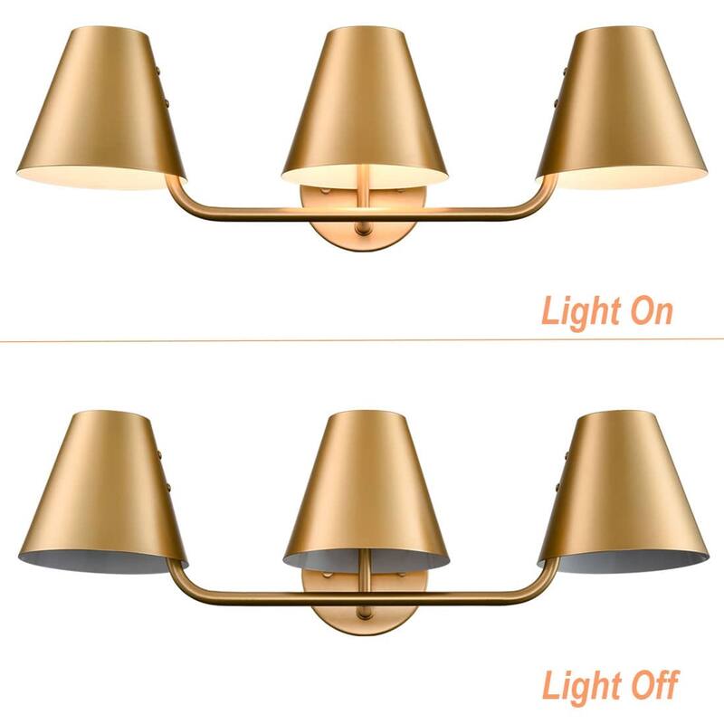 Palmas Industrial 3-Light Bathroom Vanity Light