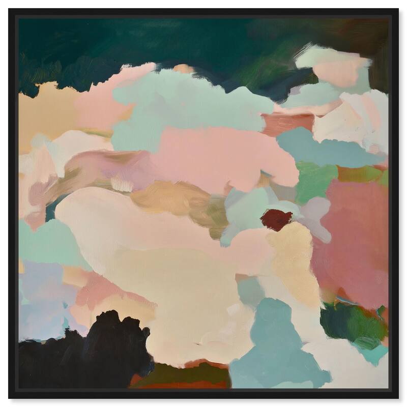 Brushed Beauty I Canvas by Art Remedy - Black - 16" x 16"