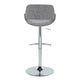 preview thumbnail 80 of 144, Silver Orchid Svellingen Adjustable Bar Stool with Rounded T Footrest - Set of 2