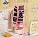 preview thumbnail 13 of 16, Costway Kids Vanity Set Princess Makeup Dressing Table & Chair Set - See Details