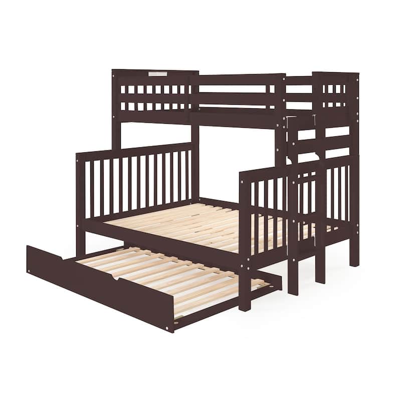 Taylor & Olive Trillium Twin over Full Bunk Bed Ladder, Twin Trundle