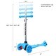 preview thumbnail 5 of 4, SimpleLux Kids Scooter - 4 Adjustable Height, Extra-Wide Deck with Brake & 3 PU Flashing Wheels, Over 3 Years Old,Blue