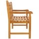preview thumbnail 7 of 7, Chic Teak Chippendale Outdoor Teak Wood Patio & Garden Triple Bench