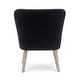 preview thumbnail 7 of 6, Boucle Polyester Upholstered Armless Accent Chair - Stain Resistant