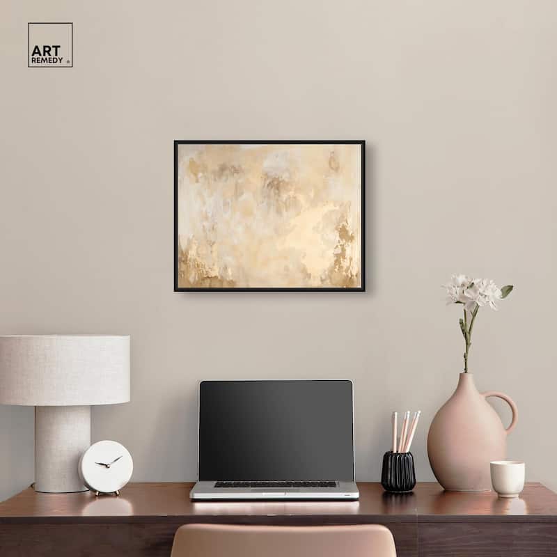 Sun Brust Gilding III Canvas by Art Remedy